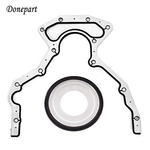 Rear Cover Gasket BS 40640 Rear Main Seal Set Cover Gasket with Crankshaft Seal for 1997-2016 Cadillac Buick GMC Hummer Isuzu Pontiac Saab 4-8L 5-3L 5-7L 6-0L BS40640