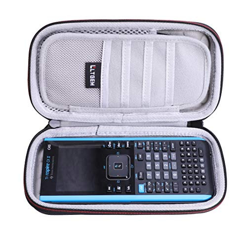 LTGEM Hard Case for Texas Instruments TI-Nspire CX II CAS Color Graphing Calculator PC-Mac