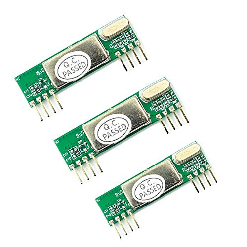 N - A 3pcs RXB6 433MHz Superheterodyne Wireless Receiver Module for Arduino-ARM-AVR Compatible with Arduino Raspberry Pi