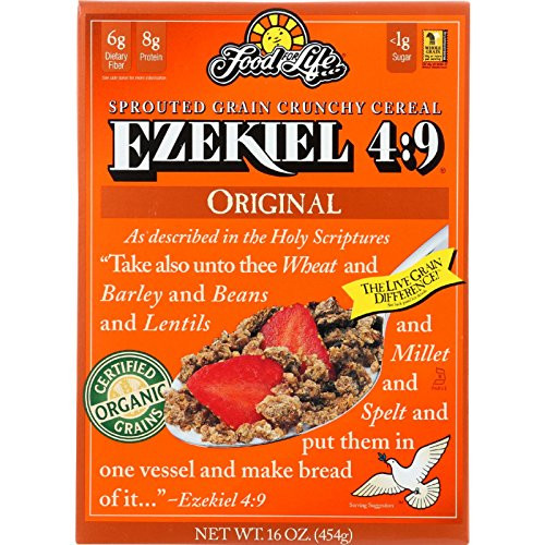 Food For Life  Ezekiel 4 9 Organic Sprouted Grain Cereal  Original  16 oz
