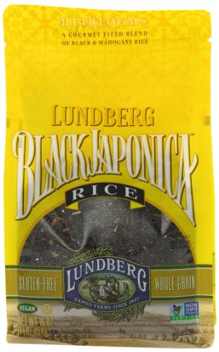 Lundberg Family Farms Eco-Farmed Gourmet Black Japonica Field Blend Rice  16 Ounce