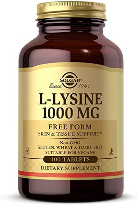 Solgar L-Lysine 1000 mg  100 Tablets