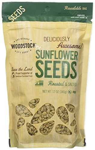 Woodstock Farms Sunflower Seeds  Roasted   Salted  12 oz