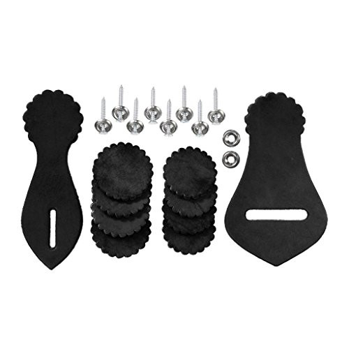 Tough-1 Western Saddle Leather Repair Kit Black
