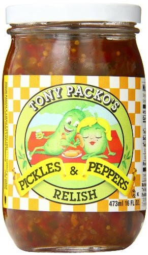 Tony Packo Pickle and Pepper Relish  16 Ounce