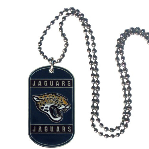 NFL Jacksonville Jaguars Dog Tag Necklace NFL Jacksonville Jaguars Dog Tag Necklace