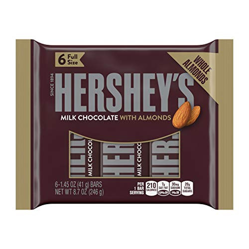 Hershey s  Milk Chocolate with Almonds Bars  8-7 oz