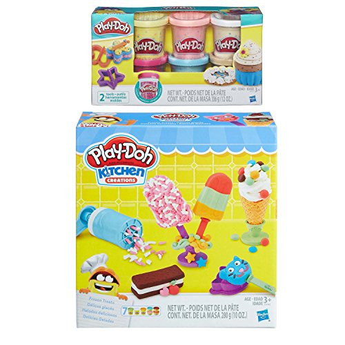Play-Doh Kitchen Creations Frozen Treats Play Set + Play-Doh Confetti Compound Bundle Play-Doh Kitchen Creations Frozen Treats Play Set + Play-Doh Confetti Compound Bundle