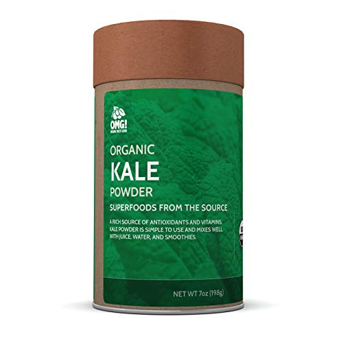 OMG! Superfoods Organic Kale Powder  100  Pure  USDA Certified Organic Kale Powder - 7 oz