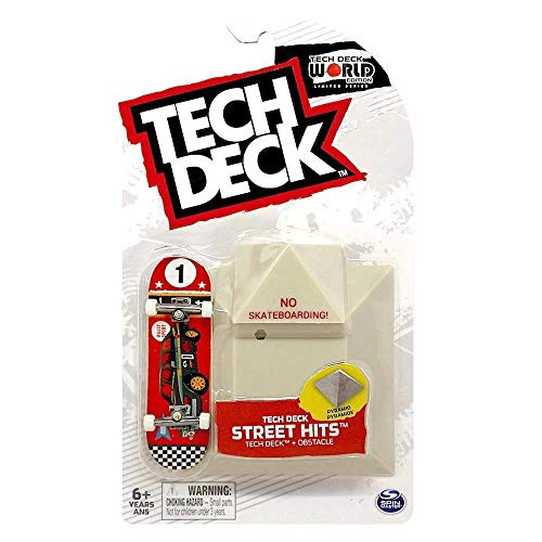 TECH DECK Street Hits World Edition Limited Series Chocolate Skateboards Raven Tershy Rally Car Complete Fingerboard and Pyramid Obstacle