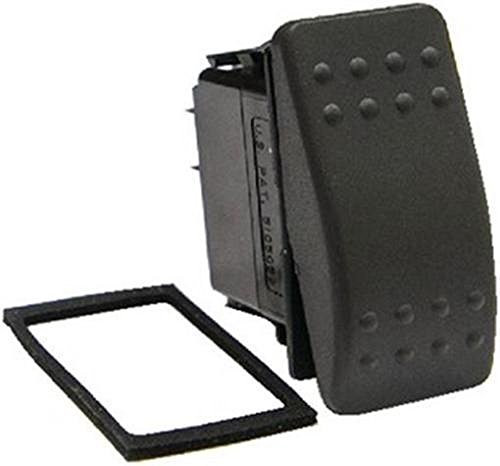 Sierra International RK19410-1 Weather Resistant Off-Mom On SPST Contura II Rocker Switch