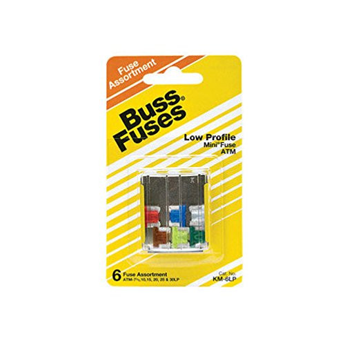 Bussman BP-ATM-A6LP RP Low Profile Auto Fuse Assortment 6 Pieces