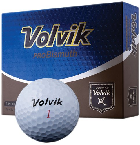 Volvik ProBismuth 3-piece Golf Ball (Pack of 12), White