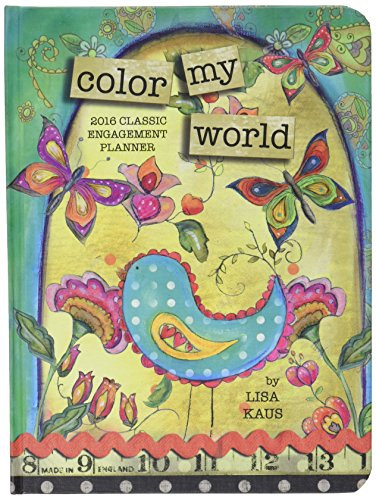 Lang Color My World Classic Engagement Planner by Lisa Kaus  January 2016 to December 2016 1017013