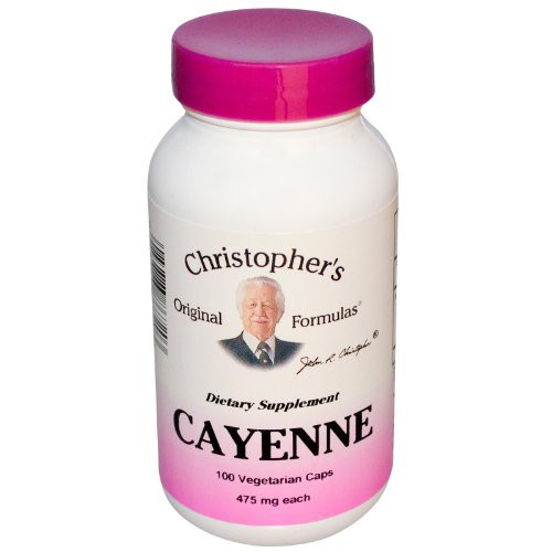 Christopher s Original Formulas Cayenne  475 mg  100 Vegetarian Caps