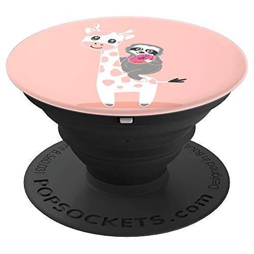 Donut Accessory Giraffe Sloth Rose Cool Cute Gift PopSockets Grip and Stand for Phones and Tablets Donut Accessory Giraffe Sloth Rose Cool Cute Gift PopSockets Grip and Stand for Phones and Tablets