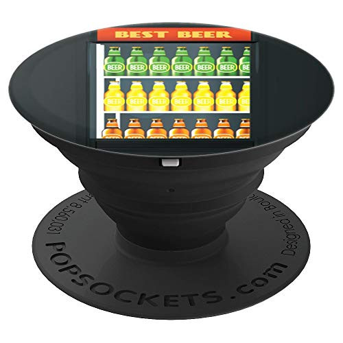 Beer Fridge Bottles Unique Novelty Cool Drinking Lovers Gift PopSockets Grip and Stand for Phones and Tablets