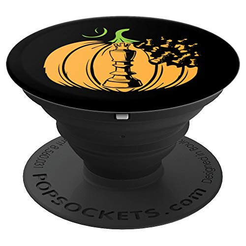 Chess King Piece Pumpkin Veggie Fall Cool Sports Lover Gifts PopSockets Grip and Stand for Phones and Tablets