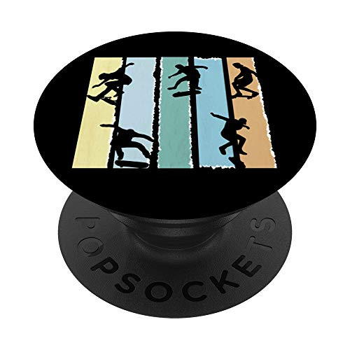 Board Skate Skateboards Skateboarder Longboard Skating Gift PopSockets Grip and Stand for Phones and Tablets