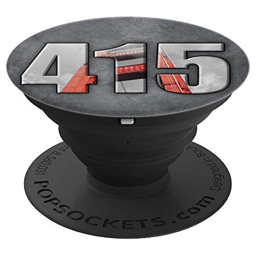San Francisco Bay Area 415 PopSockets Grip and Stand for Phones and Tablets