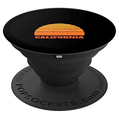 Vintage Sunset California PopSockets Grip and Stand for Phones and Tablets