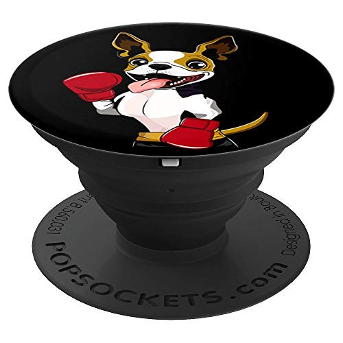Funny Pug dog Cute Puggy lover cool fighting box Pug gift PopSockets Grip and Stand for Phones and Tablets Funny Pug dog Cute Puggy lover cool fighting box Pug gift PopSockets Grip and Stand for Phones and Tablets