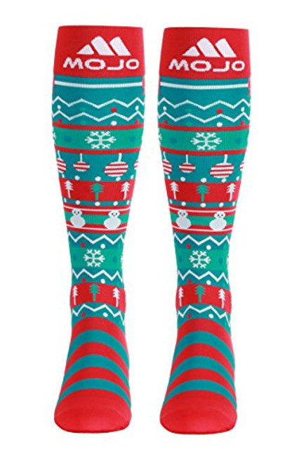 Christmas Mojo Compression Socks  Graduated Compression Stockings - Firm Support 20-30mmHg - Mojo Compression Socks - Size Medium