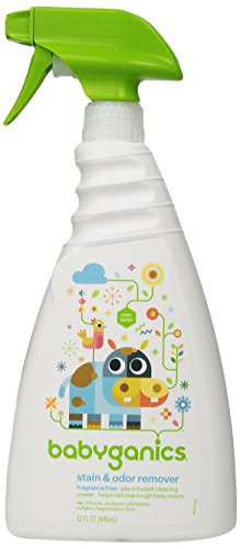 Babyganics Stain and Odor Remover  Fragrance Free  32 oz