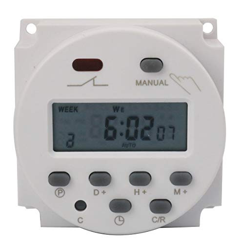 Nxtop DC 24V Digital LCD Power Programmable Timer Time Switch Relay 16A