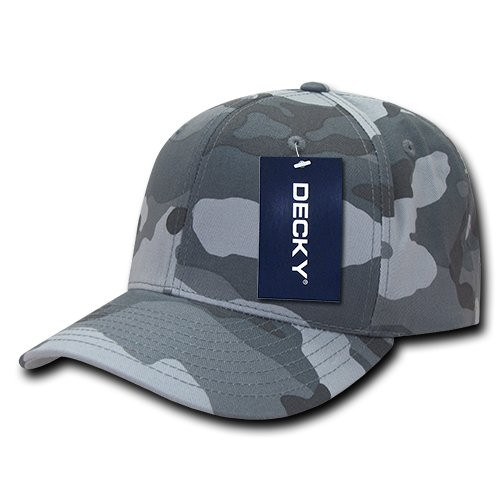 DECKY 1048-UUU Camo Curve Bill Baseball Cap  Urb-Urban-Urban-Urban