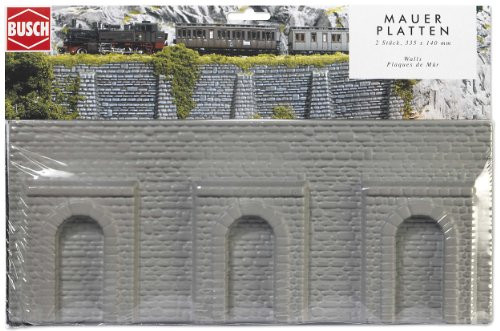 Busch 7032 Stone Walls 2- HO Scenery Scale Model Scenery