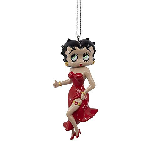 Kurt Adler BB1202 Betty Boop in Red Gown Blow Mold Ornament  Plastic
