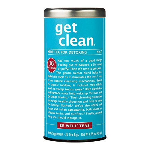 The Republic Of Tea Be Well - Get Clean - No. 7 Red Rooibos Herbal Tea For Detoxing, 36 Tea Bag Tin The Republic Of Tea Be Well - Get Clean - No. 7 Red Rooibos Herbal Tea For Detoxing, 36 Tea Bag Tin