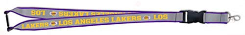 WinCraft Los Angeles Lakers Premium Reflective Lanyard with Both Detachable End and Safety Breakaway