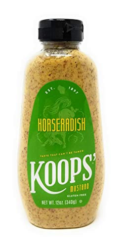 Koops  Horseradish Mustard  12 oz- Bottle  3-Pack
