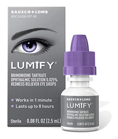 LUMIFY Redness Reliever Eye Drops 0-08 Fl Oz 2-5mL