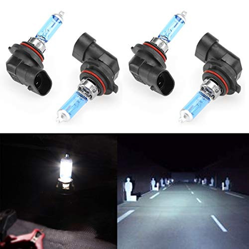 CK Formula Pack of 4 Pieces 9006-HB4 100W Super Bright White 5000K Xenon Halogen Headlight Bulb Low Beam