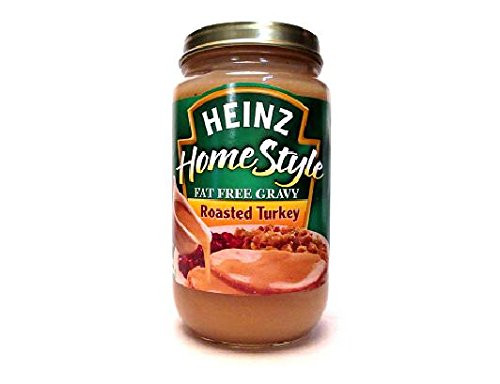 Heinz Homestyle FAT FREE Roasted Turkey Gravy Pack of 3 12 oz Jars