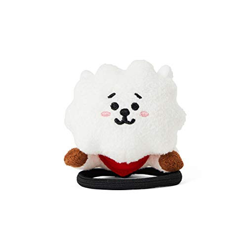 BT21 Official Merchandise by Line Friends - RJ Character Plush Figure Lying Hair Tie Accessories