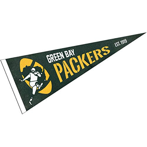 WinCraft Green Bay Packers Throwback Vintage Retro Pennant Flag
