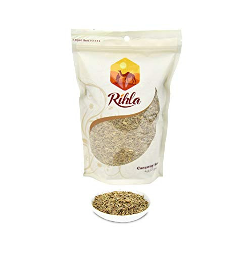 Caraway Premium Seeds Carum Carvi - Rihla s Superfoods - 1-1lb 500g