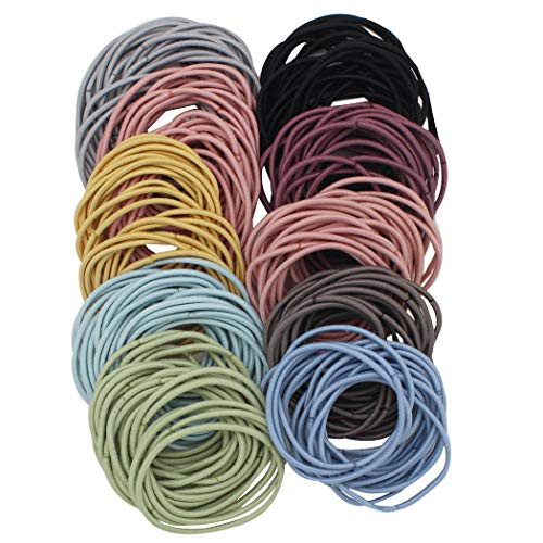 SIPLIV 200 Pieces Multicolor Baby Girls Hair Ties No Crease Hair Bands Bulk Elastics Ponytail Holders Ties for Thick Heavy and Curly Hair 10 Colors SIPLIV 200 Pieces Multicolor Baby Girls Hair Ties No Crease Hair Bands Bulk Elastics Ponytail Holders Ties for Thick Heavy and Curly Hair 10 Colors