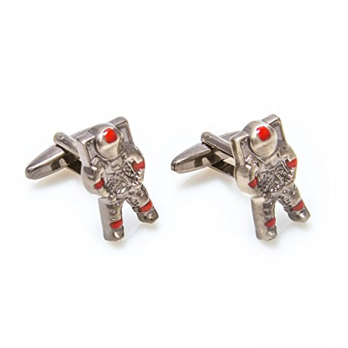 MRCUFF Astronaut Pair Cufflinks in a Presentation Gift Box   Polishing Cloth
