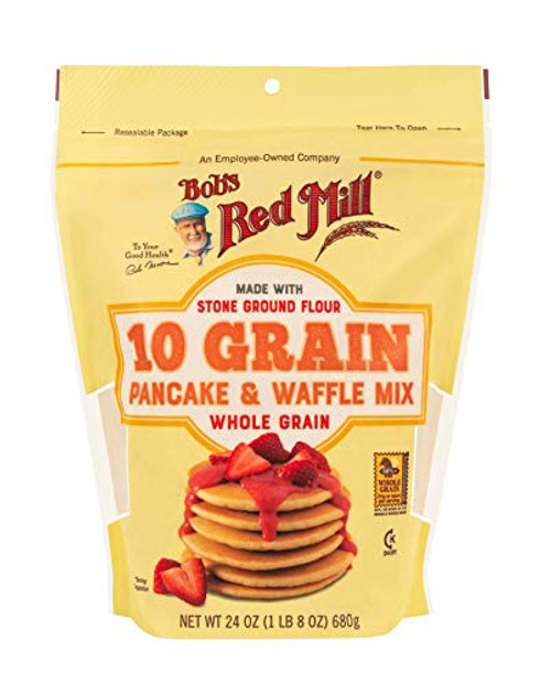 Bob s Red Mill 10 Grain Pancake Waffle Mix 24 Oz Bob s Red Mill 10 Grain Pancake Waffle Mix 24 Oz