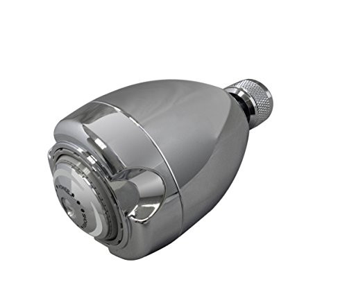 Niagara Conservation N2915CH Earth Spa 3-Spray 1-5 GPM High Efficiency Fixed Shower Head  27 l x 36 w x 7 h  Off-White