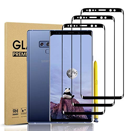 Galaxy Note 9 Screen Protector 3 Pack Case Friendly Bubble-Free 9H Hardness 3D Curved Tempered Glass Screen Protector for Samsung Galaxy Note 9 Screen Galaxy Note 9 Screen Protector 3 Pack Case Friendly Bubble-Free 9H Hardness 3D Curved Tempered Glass Screen Protector for Samsung Galaxy Note 9 Screen