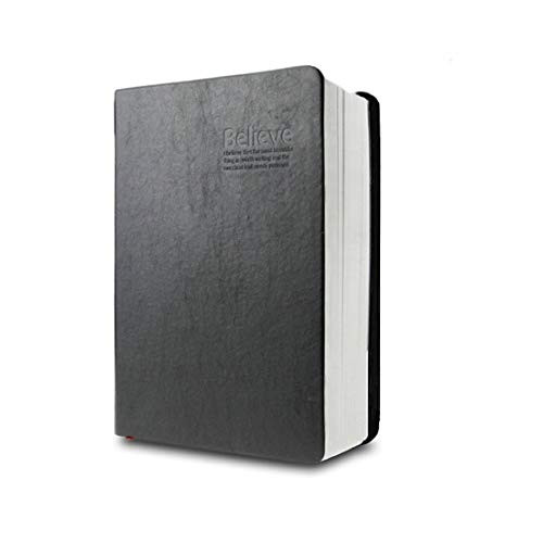 KXF Lined Notebook 720 Pages Classic Vintage Soft Faux Leather Cover Super Thick Daily Bible Study Notebook Life Story Book Travel Writing Memo Journal Notepad Work Diary Sketchbook