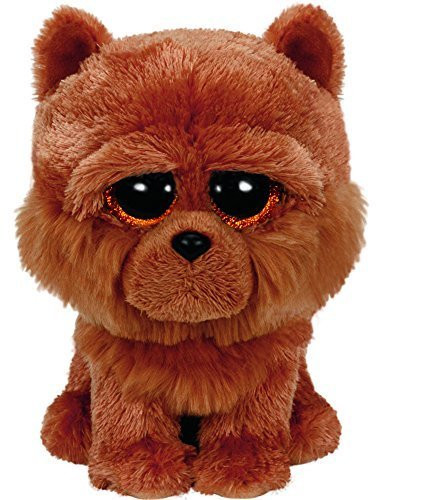 Ty Beanie Boos Barley - Brown Chow Dog 6" by Ty