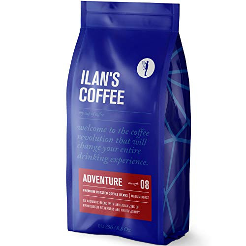 ILANS PREMIUM WHOLE BEAN COFFEE in ADVENTURE Fresh Roasted Espresso Beans Medium Roast Arabica Robusta Coffee Beans Deliciously Alternative Gourmet Blends Guaranteed Cafe Quality ILANS PREMIUM WHOLE BEAN COFFEE in ADVENTURE Fresh Roasted Espresso Beans Medium Roast Arabica Robusta Coffee Beans Deliciously Alternative Gourmet Blends Guaranteed Cafe Quality