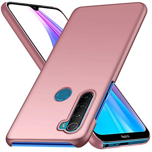 Xiaomi Redmi Note 8T Case  Almiao  Ultra-Thin  Minimalist Slim Protective Phone Case Back Cover for Xiaomi Redmi Note 8T Smooth Pink